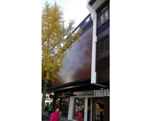夫子庙荷花造型铝板